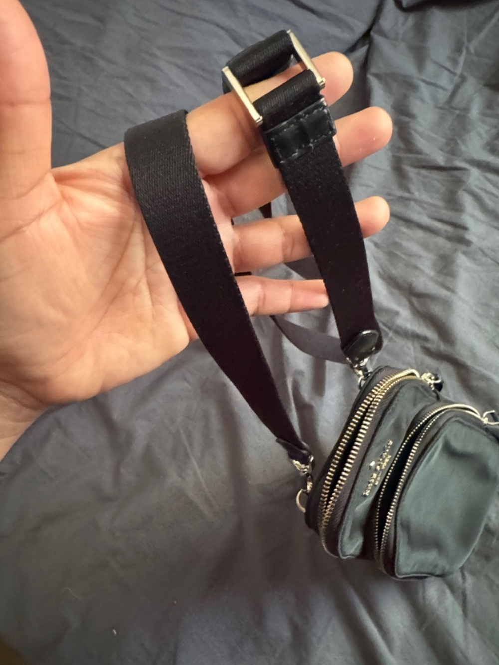 kate spade Black Crossbody Phone Bag with Gold Hardware - Picture 10 of 11